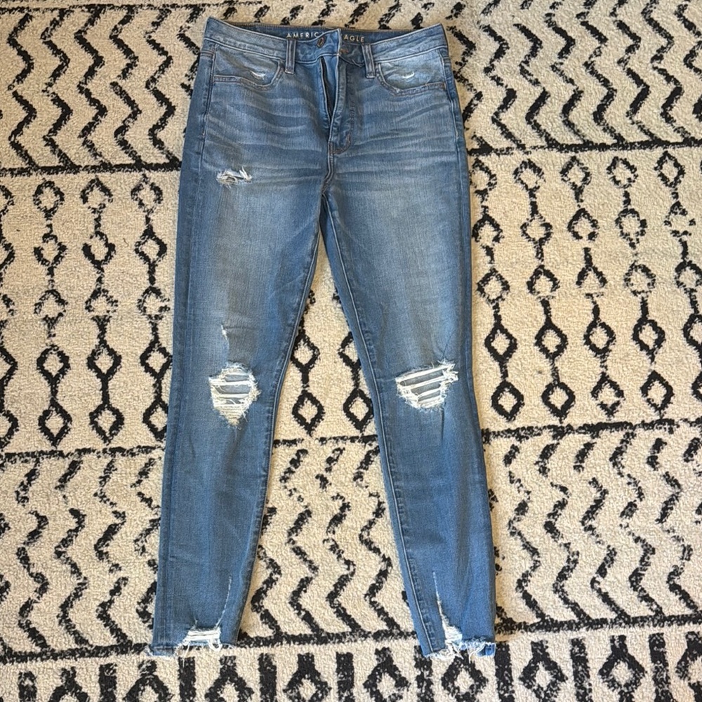 The Dream Jean Super Hi-rise Jegging sz 8 AEO